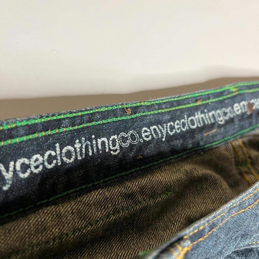 Enyce Clothing Co Jeans Men’s Size 38x33 Blue Denim 2000s Y2K Hip Hop Streetwear - Picture 10 of 14
